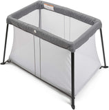 Our foldable and portable travel cot comes a carry bag, a mattress, as well as a cotton sheet.