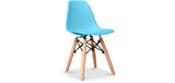 Our Kids Round Eiffel range is stylish and modern, available in sky blue with wooden legs