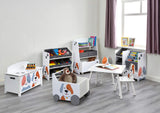 Mix and match with other items from the Cat and Dog collection including a bookshelf, toy storage, a push along toy box and a table and 2 chairs set.