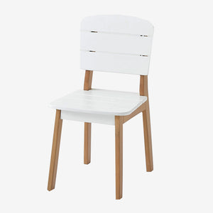 Chaise d'intérieur et d'extérieur pour enfants | Chaise pour bureau de devoirs | Blanc ou Vert Pistache