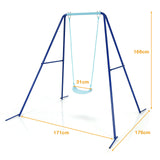 A shaped frame for added stability, this childrens garden swing is super robust and durable