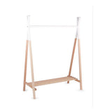 This childrens clothes rail cum dress up rail is 1.37m high x 1.07m wide x 48cm deep