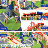 This deluxe montessori train table for children aged 3 plus will give hours of endless role play fun