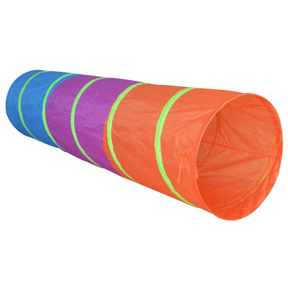 Children’s Colourful Pop-Up Play Tunnel This colourful children's play tunnel is great for adventures indoors or outdoors.
