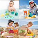 Grote emmer en schepset | Zand- en waterspel | Outdoor kinderspeelgoed voor zandbak | 3 jaar+
