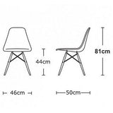 Eames DSW Design-Inspired Toddler Contemporary Solid Wooden Chair | 6 Years and up