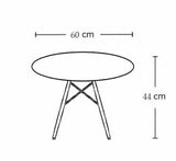 Eames DSW Design-Inspired Kids Contemporary Solid Wooden Table | Choice of Colours