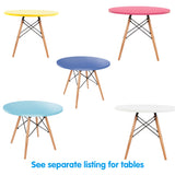 Mix and match with complementary round tables in 5 colour choices