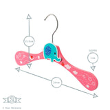 Trähängare för barn | Småbarnshängare | Elefant | Förpackning om 10 | Rosa