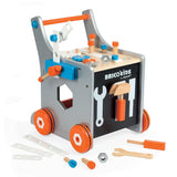 Montessori 2-in-1 Baby Walker &  Workbench | Childs Tool Set | Childrens Tool Kit 