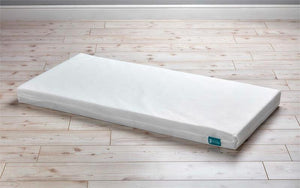 Matelas de lit de bébé hypoallergénique et respirant | Noyau de fibre | Housse lavable | 140x70x10cm