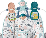 Hamaca mecedora para bebé | mecedora portátil vibratoria | colores pastel 