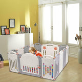 This chunky and stable playpen is perfect for tots to sit in and play but aids learning to walk too