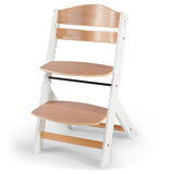 Peut être utilisée comme chaise haute pour bébé, comme siège de jeu grâce à un large plateau ou comme chaise de bureau jusqu'à 10 ans.