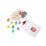 Montessori Aprenda a contar quebra-cabeça | Aprendendo ABC e 123 | Brinquedos de atividades educativas | 3 anos ou mais