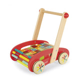 This is a beautifully made wooden walker with multiple activities to enhance development and product longevit
