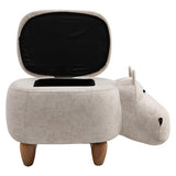 Spacious storage compartment with a lid to keep everything hidden