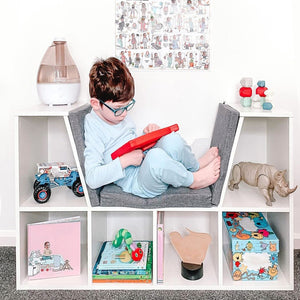 Grey childrens deals bookcase