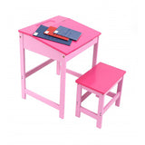 Kids Robust & Compact Desk with Stool and Storage | Pink | 3-8 Years