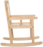 Questa sedia a dondolo per bambini ecologica in pino massiccio è l'accessorio perfetto per la cameretta o la sala giochi di ogni bambino.