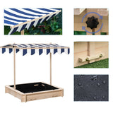 This sandpit comes with bench seating, storage and a canopy to protect our little one's young skin against harmful UV rays.