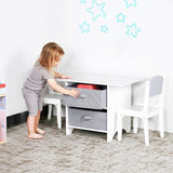 Perfect sized for little arms and legs to pull up and get to work on art projects, tea parties, lego and more 