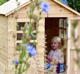 The generous size of this wendy house makes this perfect for children aged 3 to 8 years, but it is fully safety certified for children aged 18 months plus