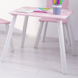 The perfect spot for kids to read, draw and play, this lovely kids table and chairs set is modern and stylish