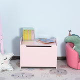 The toy box with ample internal storage space can hold all your kids' toys, books, clothes, etc. to keep the room neat and tidy