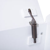 With the safety hinge design, the lid opens slowly and can prevent the lid from slamming suddenly which is safer for your little one
