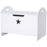 Both sides of the box have a groove handle allowing to carry the box with ease.