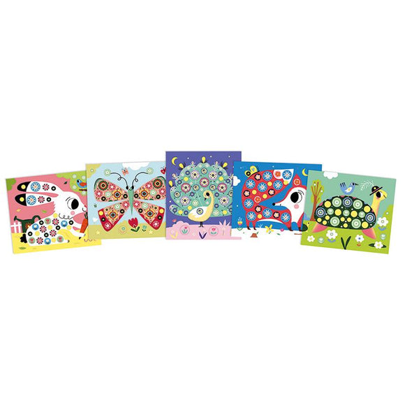 Preschool Toys | Foam Stickers Thousands Of Flowers | Creative Play