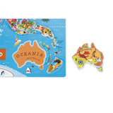 Preschool Toys | Magnetic World Map Puzzle | Puzzles & Games Additional View 2