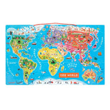 Juguetes preescolares | rompecabezas magnético del mapa del mundo | rompecabezas y juegos