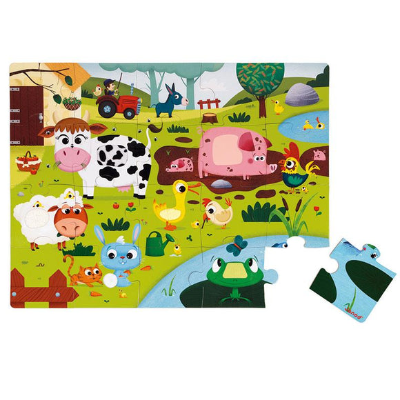 Preschool Toys | Tactile Puzzle Farm Animals | Puzzles & Games
