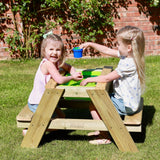 These tables are so strong mom or dad can even sit by the kids as they play without worry of anything snapping! 