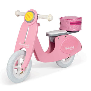 Rockers, loopauto's en fietsen | mademoiselle roze scooter | Fietsen