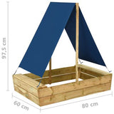 This garden sandpit and ship is made of impregnated eco pinewood which is stable, rot-resistant and extra strong