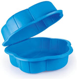 2 blå clamshells kan brukes uavhengig eller ett kan brukes som lokk