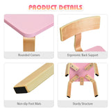 This eco large kids table and chairs comes with non slip foot mats