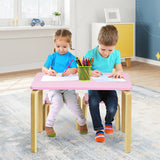 Perfect for siblings or friends to sit side by side as well as each side of the table