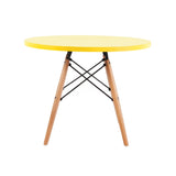Yellow design inspired eiffel Eames table in yellow