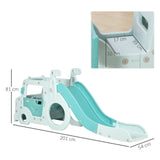 Toddler Slide Set | Crawling | Climbing | Driving | Sliding | Aqua | 18m - 4 years