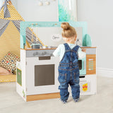 Deluxe 2-in-1 Montessori Retro Toy Kitchen & Diner | Great number of Features & Accessories