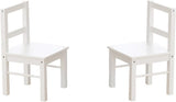 طاولة ليغو للأطفال 3 في 1 صديقة للبيئة | جدول النشاط | تخزين كبير | أبيض مع كراسي متطابقة