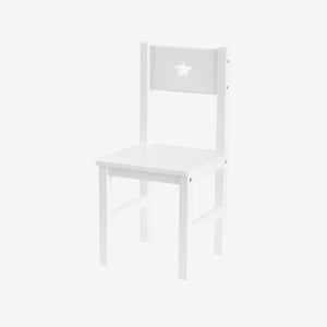 Lasten puinen tuoli | Tuoli kotitehtäväpöydälle | Valkoinen
