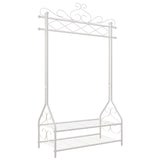 This royal vintage style dressing rail comes with lovely detail - a long rail and 2 shelves